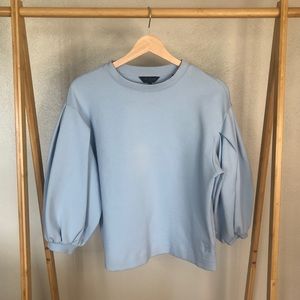 TED BAKER LONDON Baby Blue Crewneck Sweatshirt, TED size 2 (US 6)